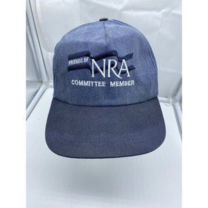 Friends of NRA Committee Member Blue Gray Adjustable Baseball Cap Hat Snap-back